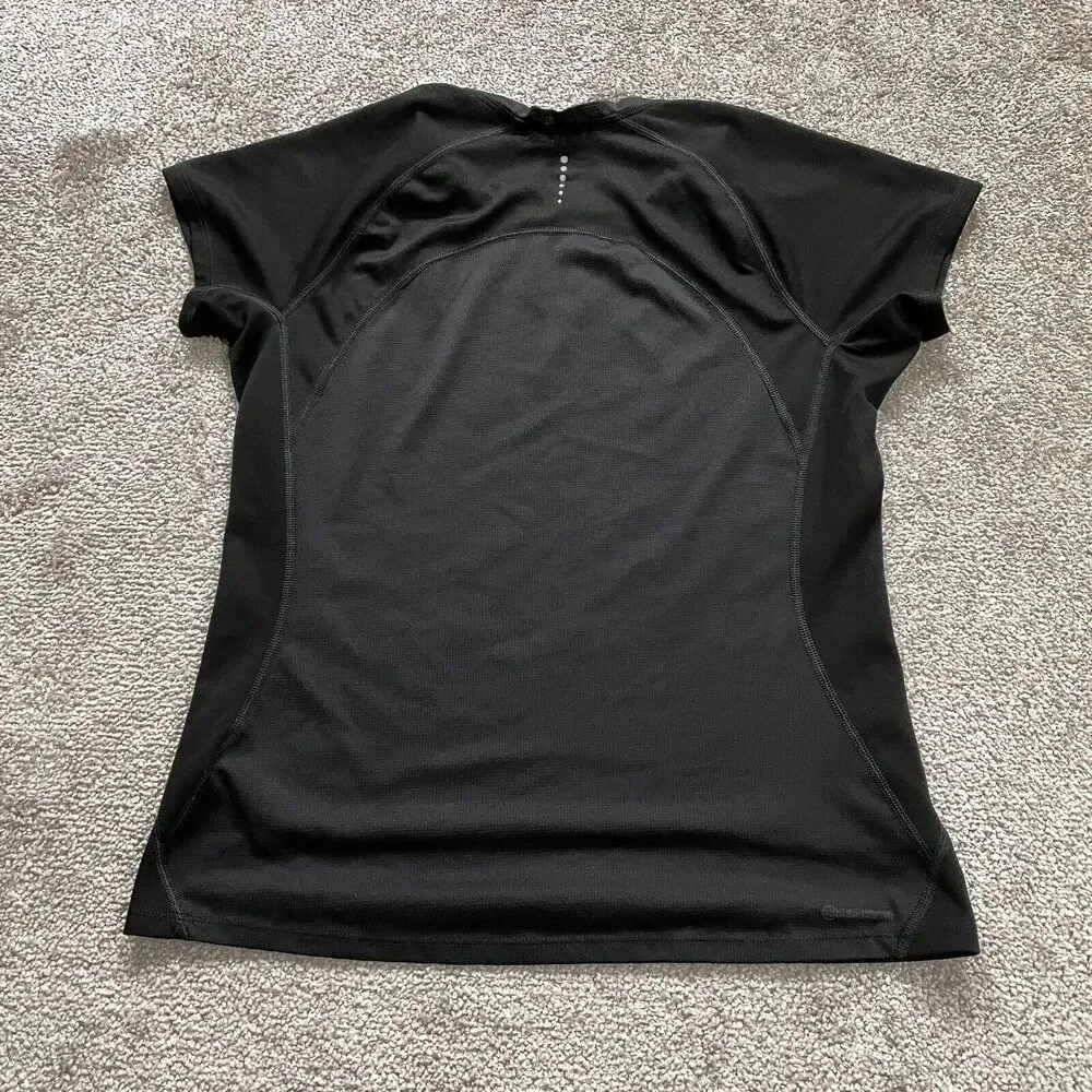 The North Face Active Top Womens Small Black Short Sleeve Round Neck Running Gym - Picture 2 of 11